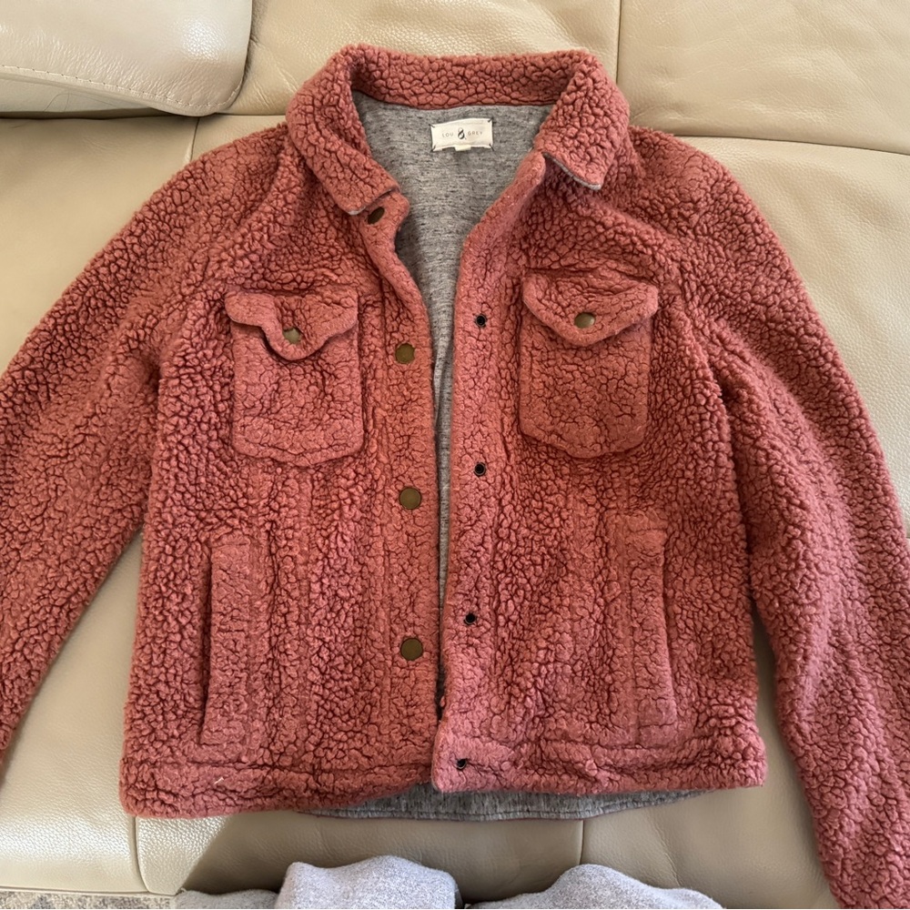 Cozy Pink Sherpa Jacket